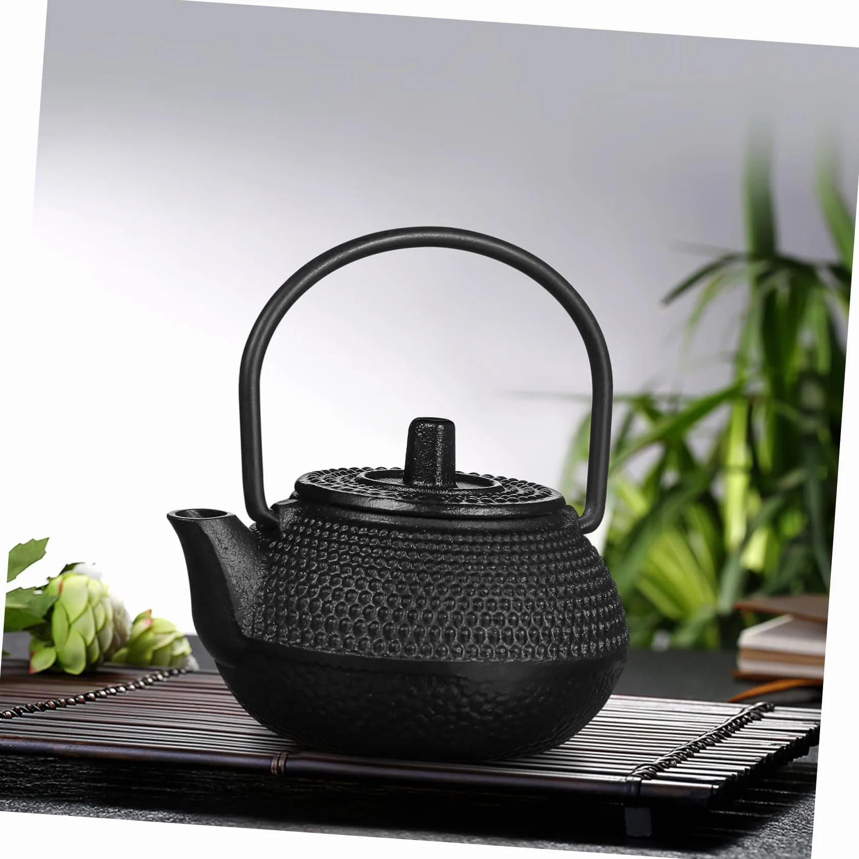 PRETYZOOM 12 Piezas De Tetera De Hierro Fundido Accesorio De Juego De Té Tetera Antigua De Porcelana De Cerámica Juguete Para Juego De Simulación Pequeña