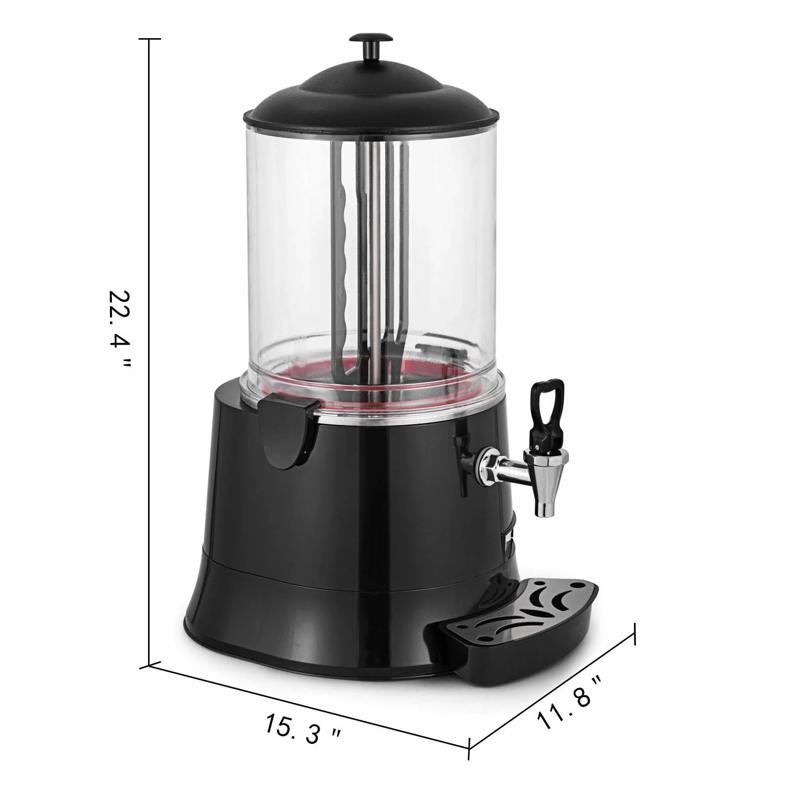 VEVOR 10L Dispensador de Chocolate Caliente 220V 400W Máquina Comercial de Chocolate Caliente para Hoteles, Restaurantes, Cafeterías, Chocolaterías, etc