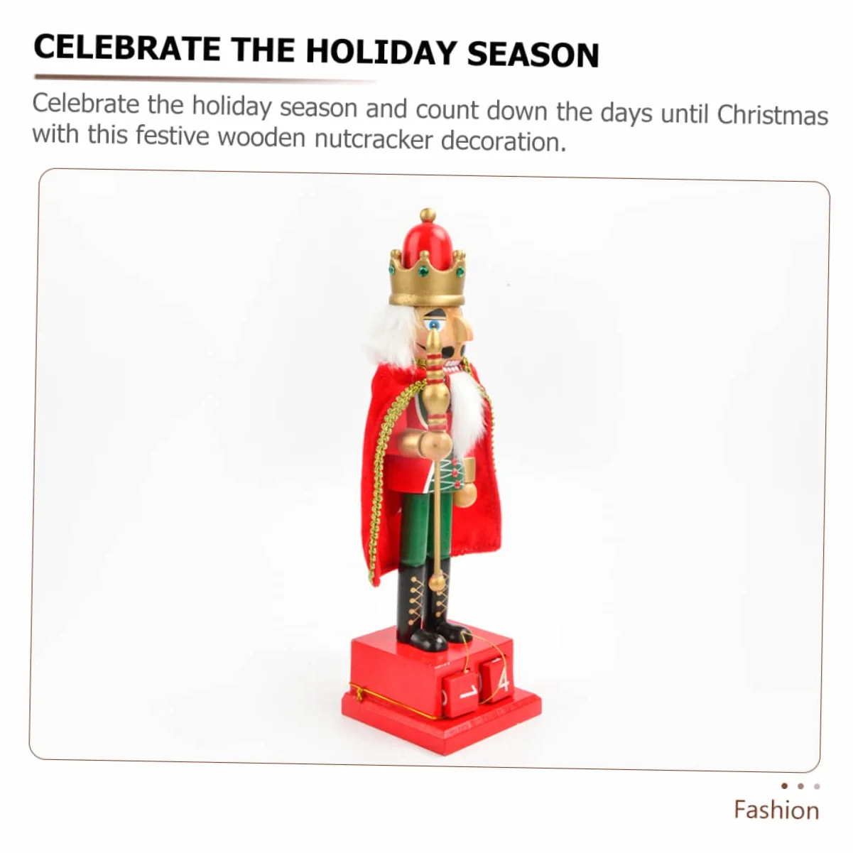 ABOOFAN Adornos De Cascanueces De Navidad De Madera Soldado De Figura De Cascanueces Decoración para Calendario De Regresiva De Navidad para Fiesta