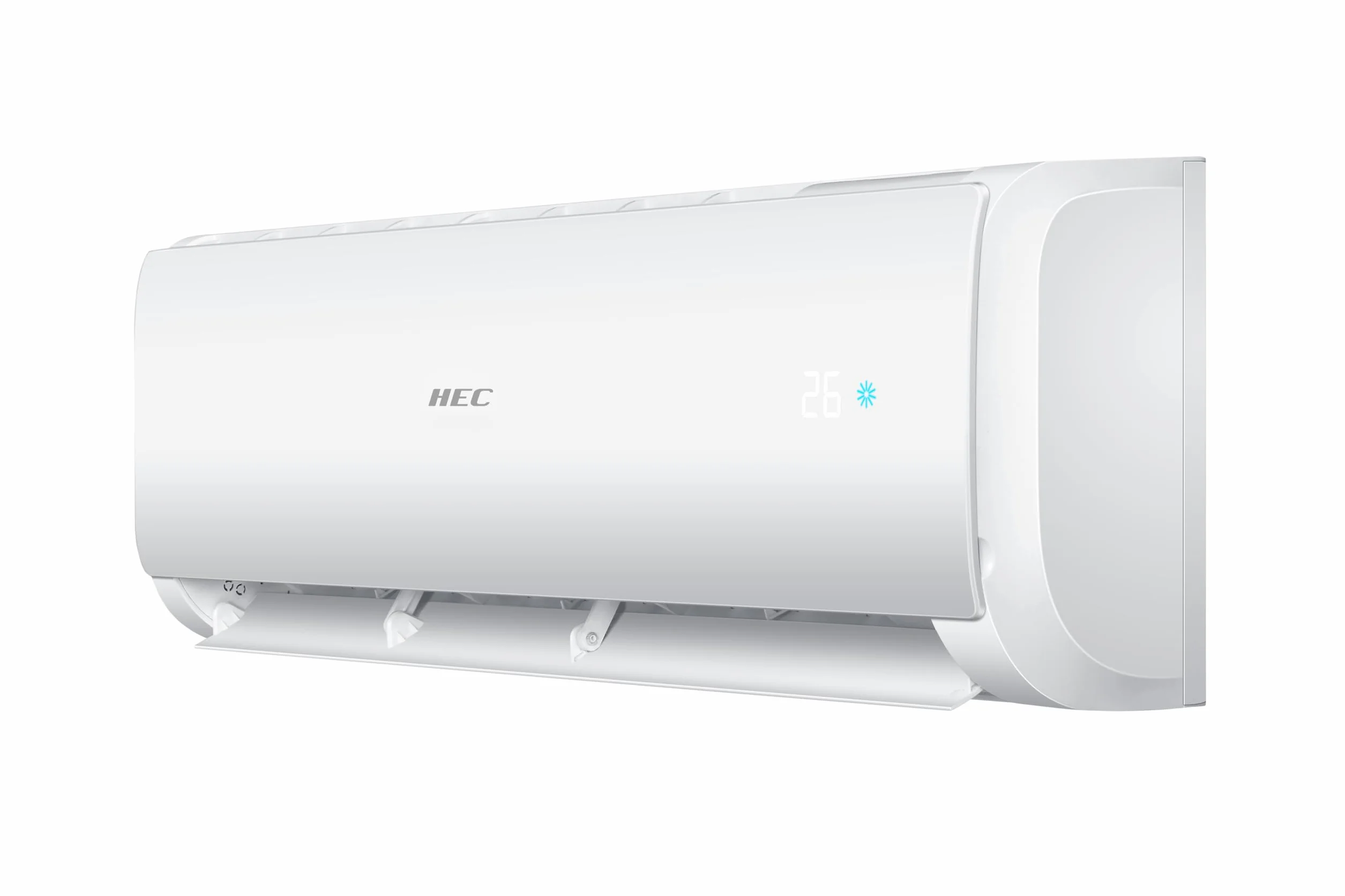 HEC - Aire Acondicionado Split Mural A++/A+ - Wifi - Aire Inteligente - Ventilador 5 Velocidades - Sistema Dry - Bomba de Calor -R32 - (2.6KW - 2236 Fg)