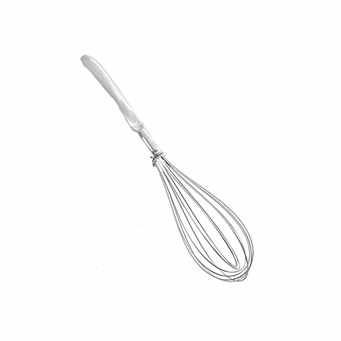 Batidor de huevos de acero inoxidable para el hogar con mango ergonómico y cómodo, con gancho de cola, exquisita mano de obra