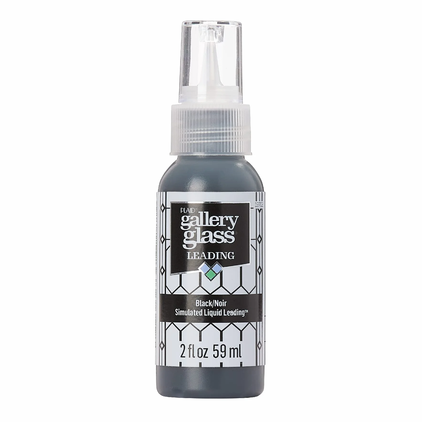 FolkArt Gallery Glass Liquid Lead 2oz-Black