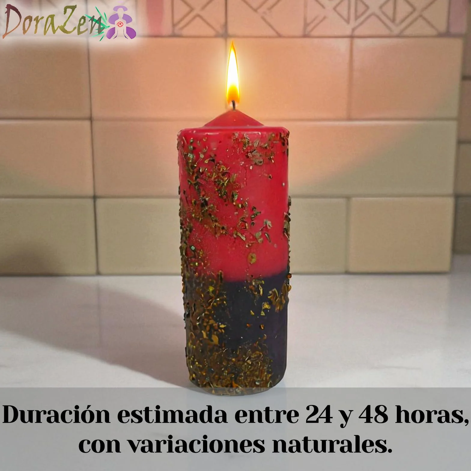 DORAZEN Velón esotérico herbóreo Ánima Sola - Ritual místico para amarrar al ser Amado