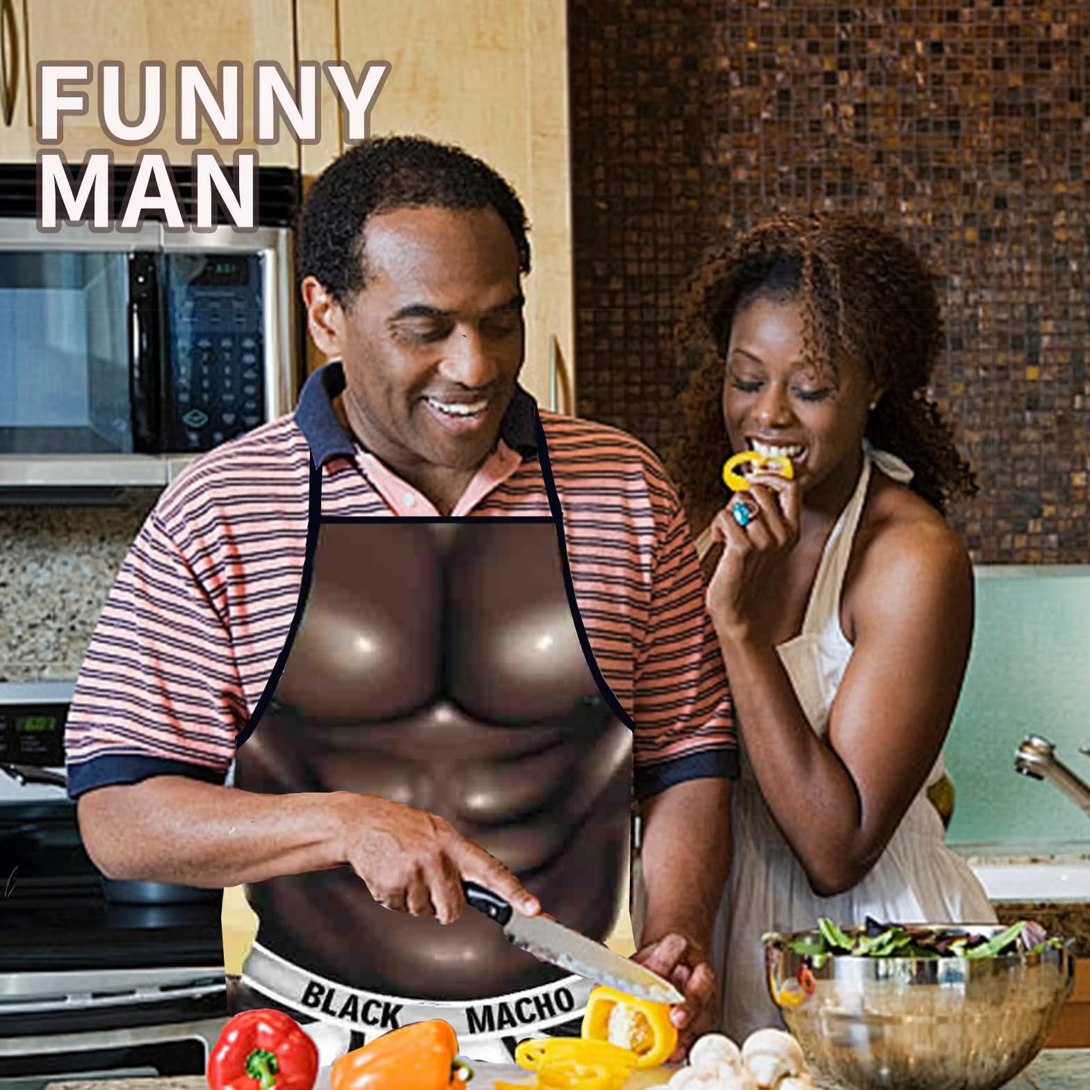 Delantal divertido para hombres y mujeres, delantal humorístico para bikini, perfecto para barbacoas, parrillas, cocinar, delantales divertidos para adultos