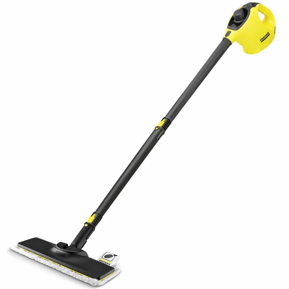 Kärcher Limpiadora de vapor SC 1 EasyFix, presión: 3 bar, tiempo calentamiento: 3 min, potencia: 1200W, rendimiento superficie: 20 m², recipiente: 200ml, set asyFix, boquillas y funda microfibra
