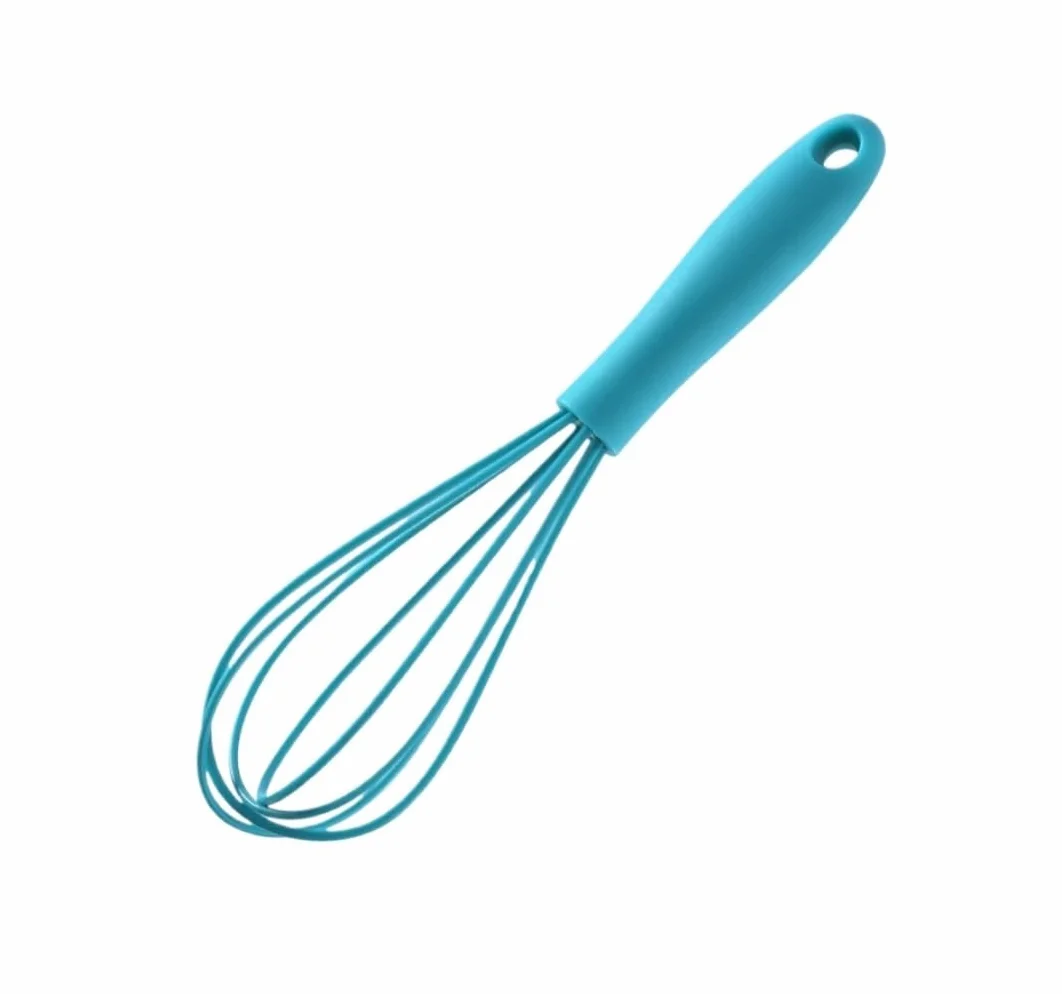 Batidor Varillas Cocina Batidor De Huevos Manual Giratorio Multifuncional, Mezclador De Crema De Silicona, Herramientas For Hornear, Utensilios De Cocina Barillas Batir Batidor De Huevo(Blue)