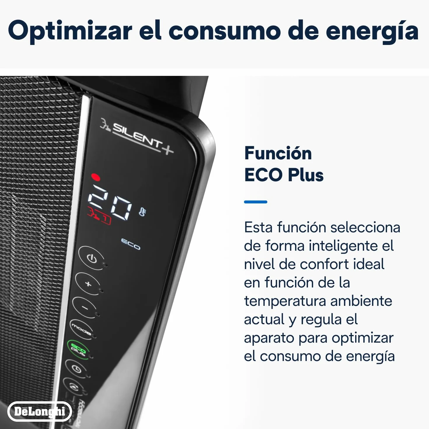 De'Longhi TCH8993ER.BC Calefactor cerámico 2400W negro