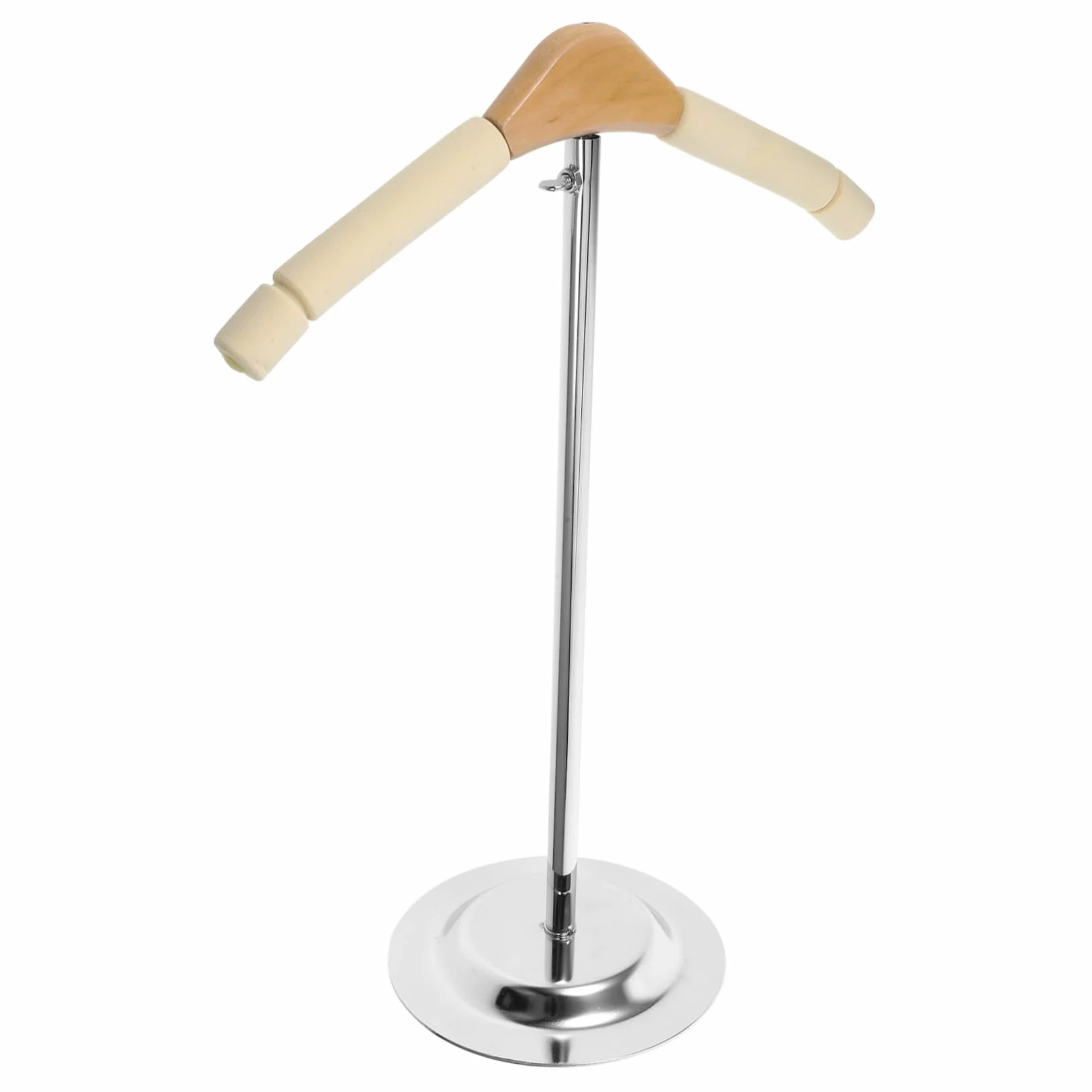 Soporte de exhibición de camisetas de acero inoxidable para minoristas, base estable, estante de ropa para niños, soporte portátil para tiendas de exhibición, ideal para merchandising