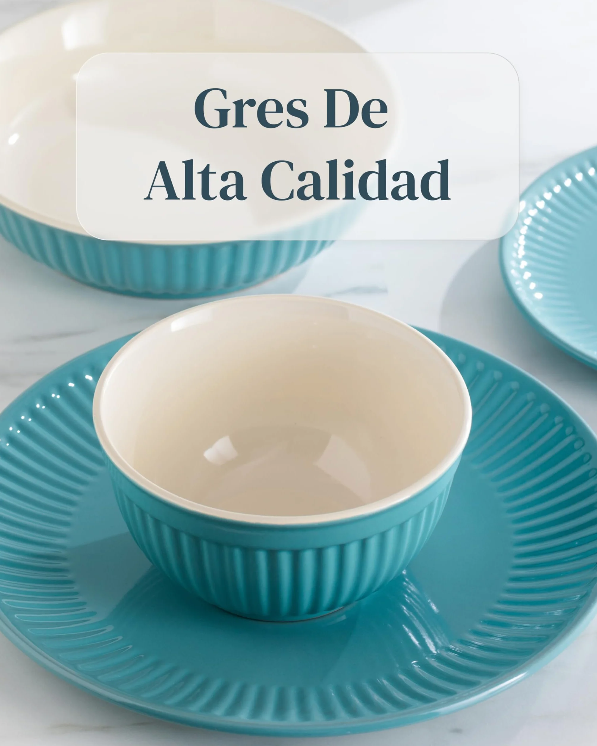Elegante juego de vajilla de 36 piezas, serie Hygge, juego de cuencos y platos, vajilla de cerámica para 12 personas, apta para lavavajillas y microondas, color verde