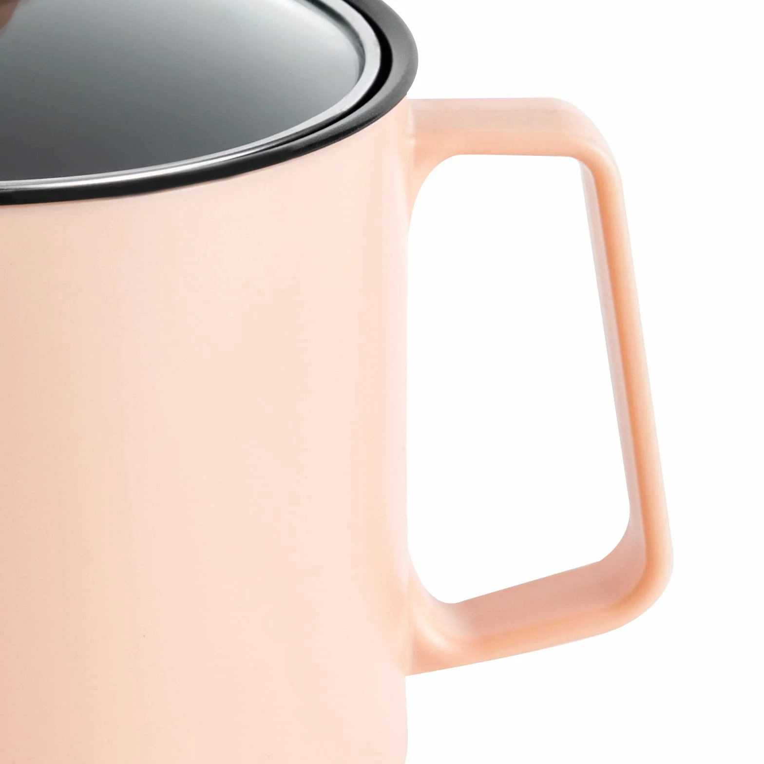 Olla de fondue eléctrica portátil 1,7 litros con cesta de vapor para cocinar sopa, fideos (rosa)